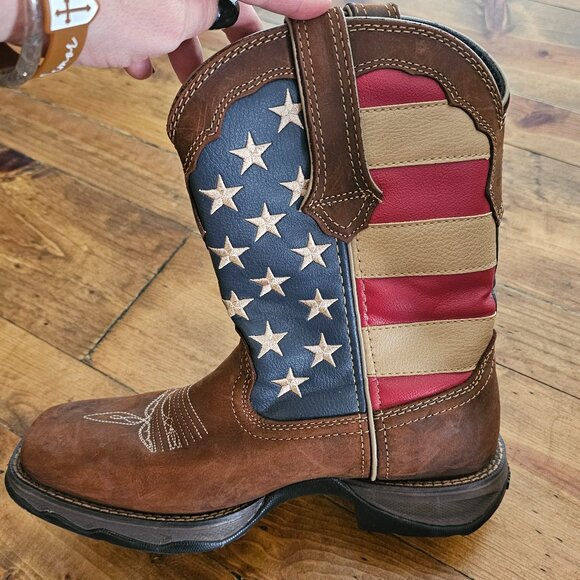 Durango cowgirl American flag boots - Picture 8 of 11